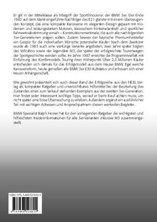 Ralph Hosier: Praxisratgeber Klassikerkauf: BMW 3er-Reihe (E30), Buch