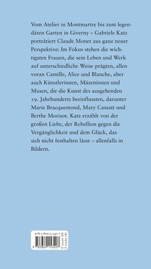 Ein Text über Claude Monets Frauen, die sein Leben prägten. Es erwähnt Camille, Alice, Blanche und Künstlerinnen wie Mary Cassatt.