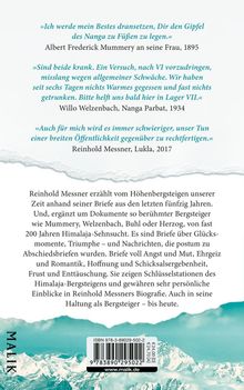 Reinhold Messner: »Gehe ich nicht, gehe ich kaputt.« Briefe aus dem Himalaja, Buch