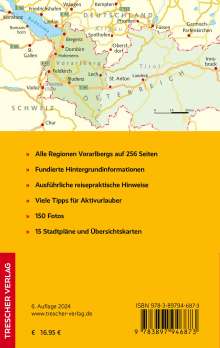 Gunnar Strunz: TRESCHER Reiseführer Vorarlberg, Buch