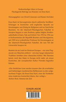 Enes Karic: Bodenständiger Islam in Europa, Buch