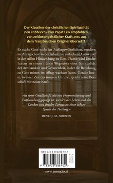 Zitate über christliche Spiritualität, Papst Leo, Bruder Lorenz; ISBN, Preisangaben; Hintergrund: Kirchenfenster und Gewölbe.
