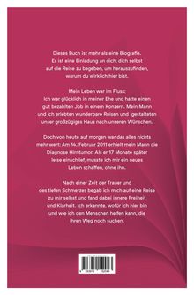 Ein tiefgründiger Text auf rotem Hintergrund über persönliche Veränderung und Selbstfindung nach Verlust durch Krankheit.