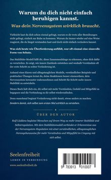 „Warum du dich nicht einfach beruhigen kannst. Was dein Nervensystem wirklich braucht.“ Text auf blauem Hintergrund.