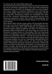 Reinhard Leube: Auf des Messers Schneide, Buch