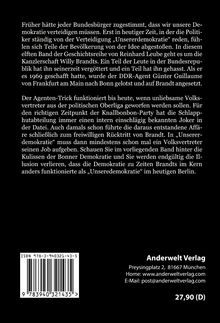 Text über Verteidigung der Demokratie. Bezug auf Willy Brandt und DDR-Agenten. Verlag, Adresse und Preis: 27,90 (D).