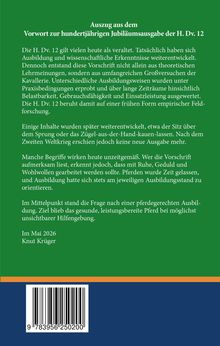 Text über die Relevanz der H. Dv. 12 und deren Entwicklung. Verfasst im Mai 2026 von Knut Krüger. Unten ein Barcode.