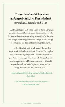 Beschreibung einer außergewöhnlichen Freundschaft. Frieda Hughes rettet Elsternküken, das ihr Leben verändert. Zitate von Daily Mail und The Washington Post.