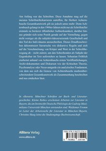 Beschreibung des Textes zu Herbert Achternbusch und seiner Poetik. Verlagsangaben unten: Allitera Verlag, www.allitera.de.