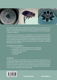 Text über Laborarbeiten in der Tierarztpraxis. Bilder: Gerätschaft, Floh, Zentrifuge. Infos für Fachangestellte, Einstiger, Umschüler.