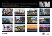 Text: „New York 2027“, Jan Becke, weitere Landschaftsfotografie-Themen. Kontaktdaten und Weblink. 
Fotos von New York.