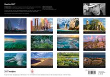 Titel: "Mexiko 2027". Fotograf: Christian Heeb. Zwölf Landschaftsfotografien von Mexiko, inklusive Küsten, Wüsten und Ruinen.