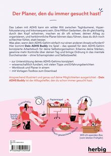 Ein roter Text: "Der Planer, den du immer gesucht hast!" Eine Illustration zeigt chaotische Szenen und Personen in Unordnung.