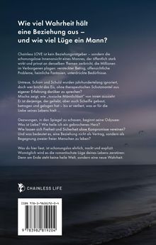 Text über Beziehungen, Wahrheit und Lüge vor einem dunklen, stimmungsvollen Hintergrund. Unten links ein Logo.