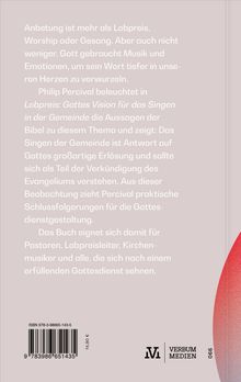 Ein Text beschreibt Anbetung durch Musik als Antwort auf Gottes Erlösung. Geeignet für Pastoren und Kirchenmusiker. Logo unten.