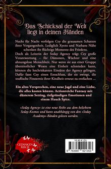 "Das Schicksal der Welt liegt in deinen Händen." Text über Ceys Verantwortung und dem Kampf gegen dunkle Mächte. Logo: "Gedankenreich".