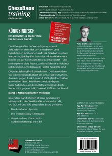 ChessBase training. 6 Stunden Videospielzeit (Deutsch). KÖNIGSINDISCH: Ein komplettes Repertoire für Schwarz Band 1.