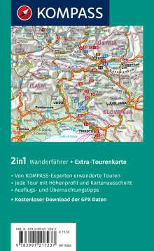 Walter Theil: KOMPASS Wanderführer AlpeAdriaTrail, Vom Großglockner nach Triest, 33 Etappen mit Extra-Tourenkarte, Buch