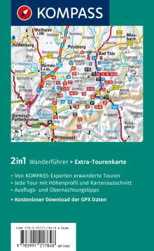 Christian Schneeweiß: KOMPASS Wanderführer Isarwinkel, Bad Tölz, Lenggries, Walchensee, 60 Touren mit Extra-Tourenkarte, Buch