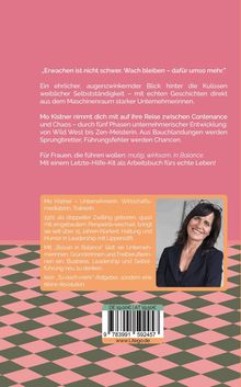 Zitat: „Erwachen ist nicht schwer. Wach bleiben – dafür umso mehr.“ Beschreibung weiblicher Selbstständigkeit. Links unten ein Foto einer Frau.
