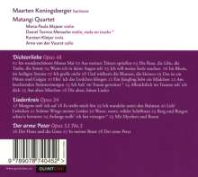 Robert Schumann (1810-1856): Dichterliebe op.48 für Bariton &amp; Streichquartett, CD