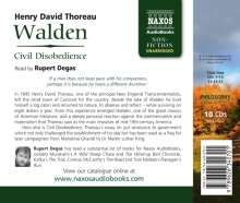 Rupert Degas: Thoreau: Waldon/on Civil Disob, CD