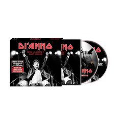 "DI'ANNO. Iron Maiden's Lost Singer. Limited Edition, only 666 made. CD+DVD Combo." Schwarzes CD-Cover mit Sänger.