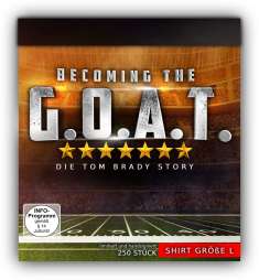 Johannes Guttenkunst: Die Tom Brady Story - Becoming the G.O.A.T. (Blu-ray & DVD inkl. T-Shirt Gr. L), BR