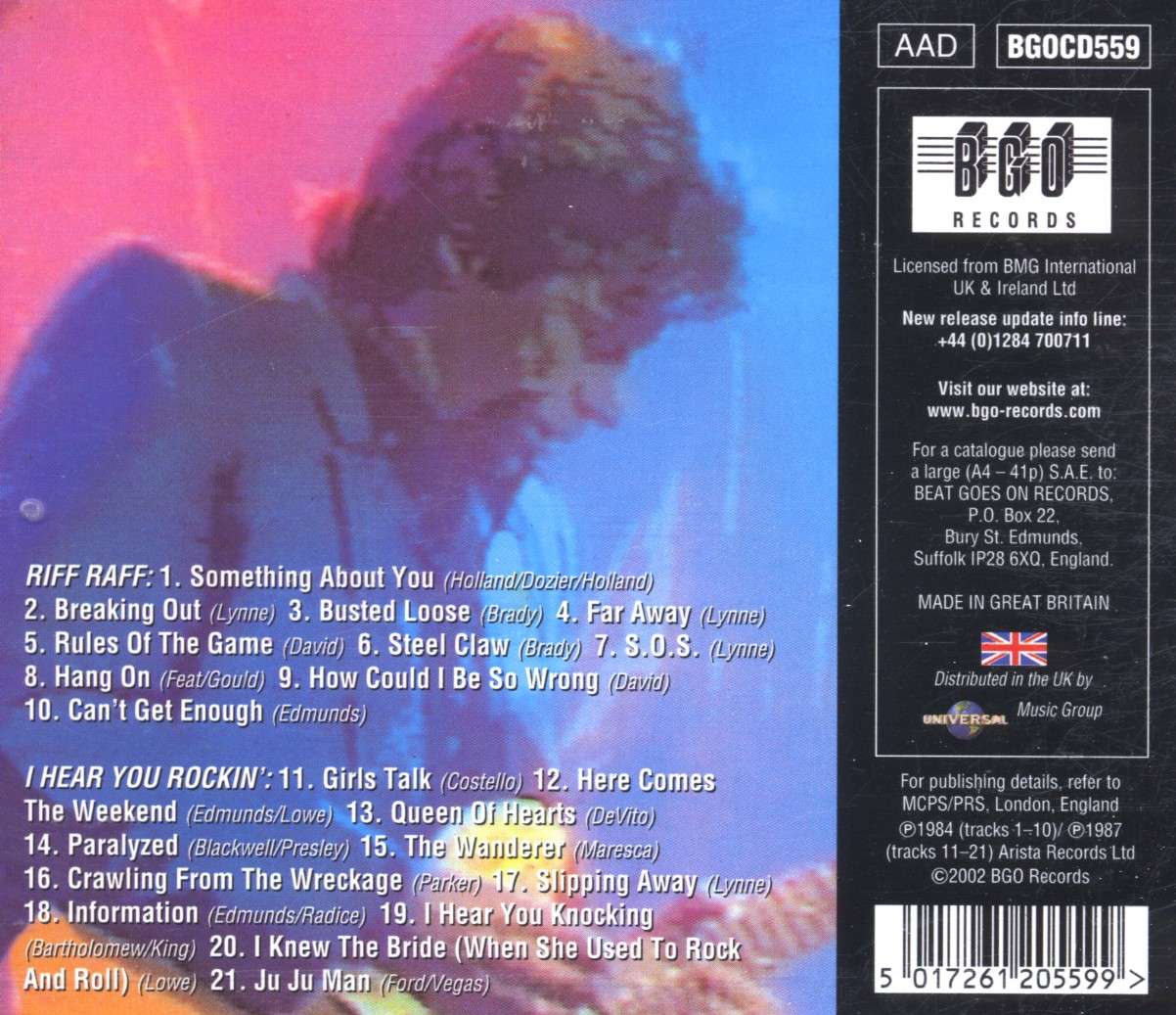 Dave Edmunds: Riff Raff / I Hear You Rockin' (Live) (CD) – jpc