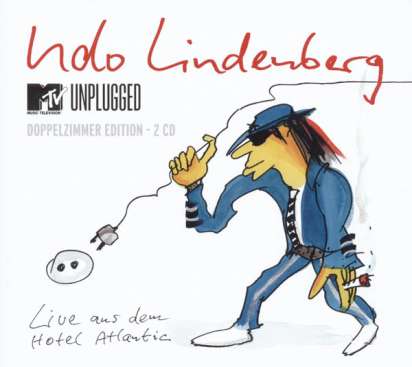 Udo Lindenberg AK Unplugged Live vom Atlantik Autogrammkarte original signiert 