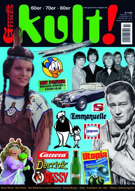 Zeitschriften: kult! 04 (by GoodTimes) 60er ° 70er ° 80er, Zeitschrift