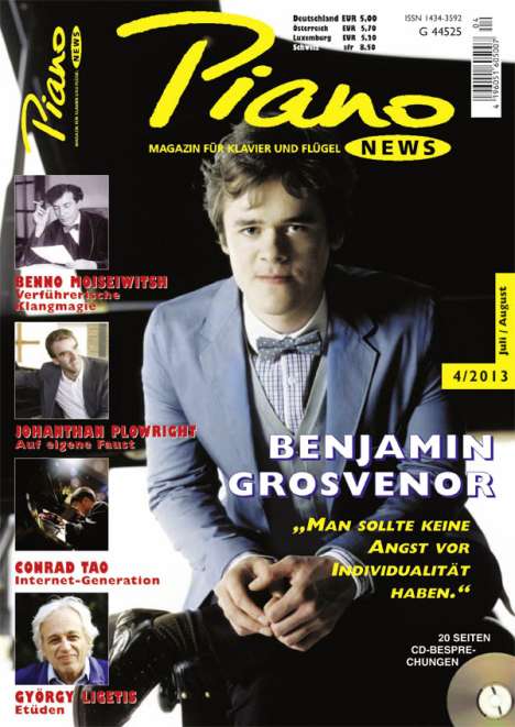 Zeitschriften: PIANONews - Magazin für Klavier &amp; Flügel (Heft 4/2013), Zeitschrift