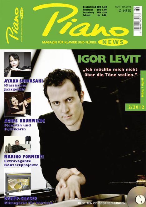 Zeitschriften: PIANONews - Magazin für Klavier &amp; Flügel (Heft 2/2012), Buch