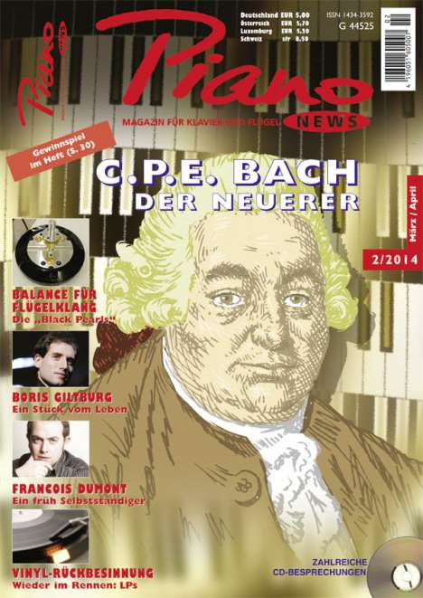 Zeitschriften: PIANONews - Magazin für Klavier &amp; Flügel (Heft 2/2014), Zeitschrift