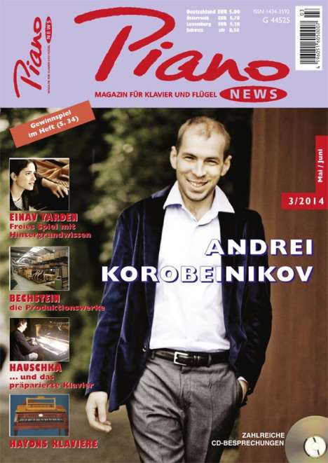 Zeitschriften: PIANONews - Magazin für Klavier &amp; Flügel (Heft 3/2014), Zeitschrift