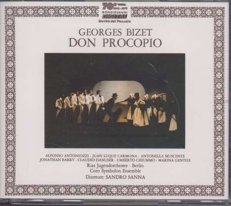 Georges Bizet (1838-1875): Don Procopio, 2 CDs