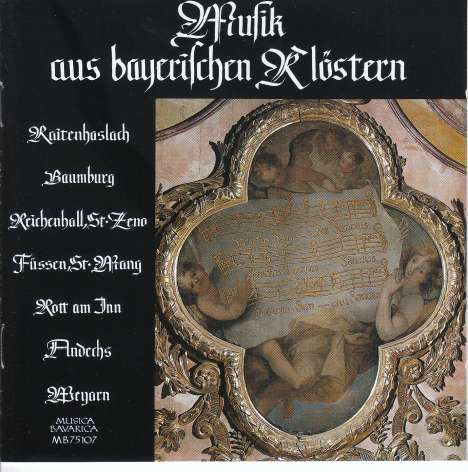 Musik aus Bayerischen Klöstern, CD