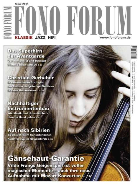 Zeitschriften: FonoForum März 2015, Zeitschrift