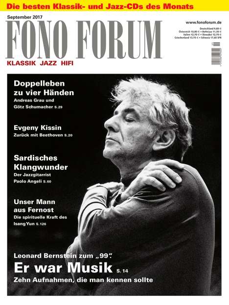 Zeitschriften: FonoForum September 2017, Zeitschrift