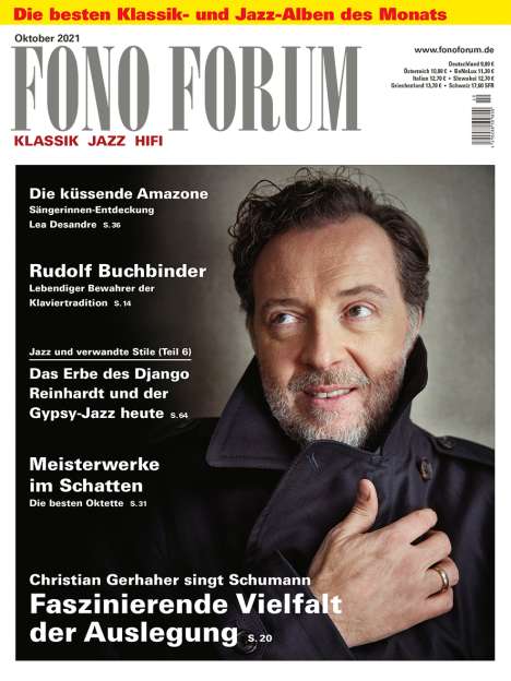 Zeitschriften: FonoForum Oktober 2021, Zeitschrift