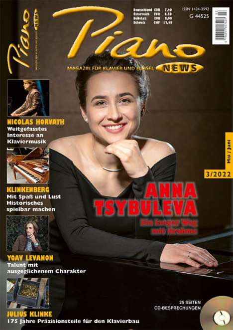 Zeitschriften: PIANONews - Magazin für Klavier &amp; Flügel (Heft 3/2022), Zeitschrift
