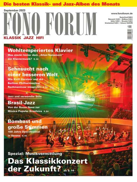 Zeitschriften: FonoForum September 2023, Zeitschrift