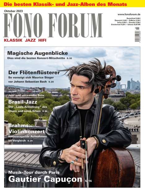 Zeitschriften: FonoForum Oktober 2023, Zeitschrift