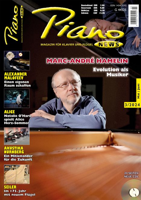 Zeitschriften: PIANONews - Magazin für Klavier &amp; Flügel (Heft 3/2024), Zeitschrift