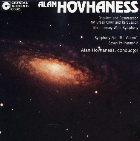 Alan Hovhaness (1911-2000): Symphonie Nr.19 "Vishnu", CD