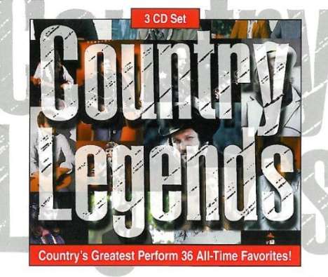 Country legends vol.1, 3 CDs