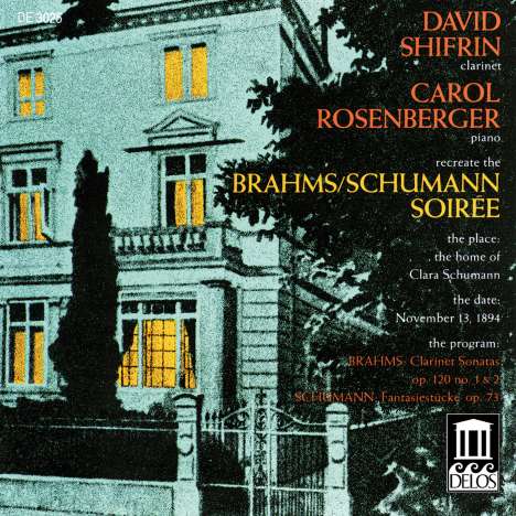 David Shifrin - Brahms/Schumann Soiree, CD