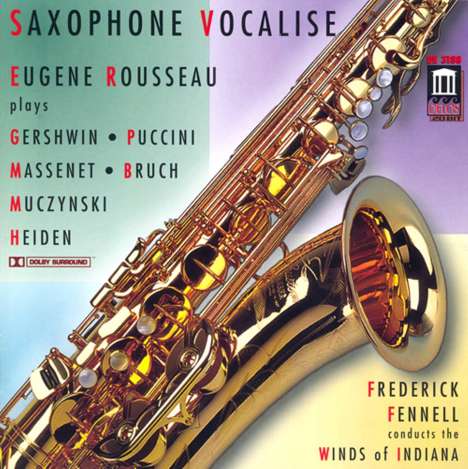 Eugene Rousseau - Saxophone Vocalise, CD