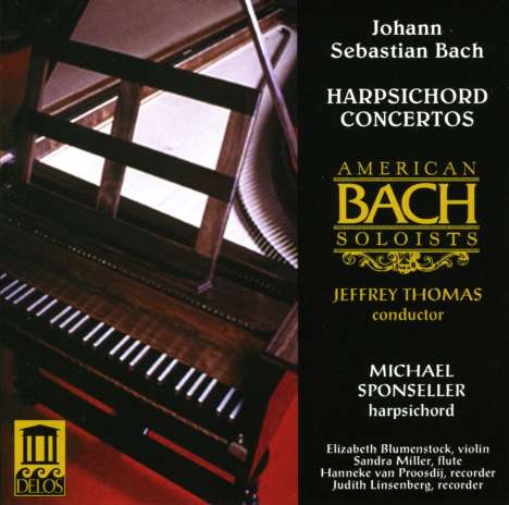 Johann Sebastian Bach (1685-1750): Cembalokonzerte BWV 1044,1052,1057, CD