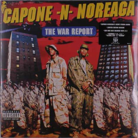 Capone-N-Noreaga: War Report (Reissue) (Limited Edition) (Red &amp; Blue Vinyl), 2 LPs